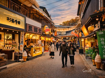 宮島表参道商店街