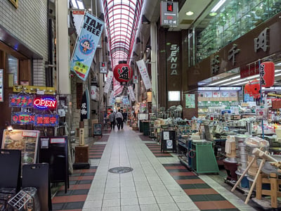 Kitchenware Street - Sennichimae Doguyasuji - Cookware Shopping Street